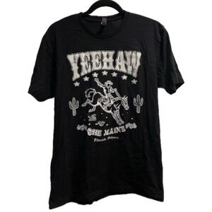 The Maine Official Apparel Black Yeehaw 🤠 Graphic Tee